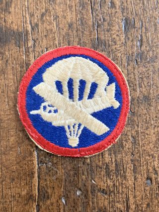 Wwii Ww2 Us Army Airborne Paratrooper Fe Paraglider Patch - Enlisted Full Tank