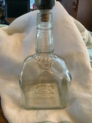Jack Daniels Bottle - 1904 St.  Louis World Fair Gold Medal