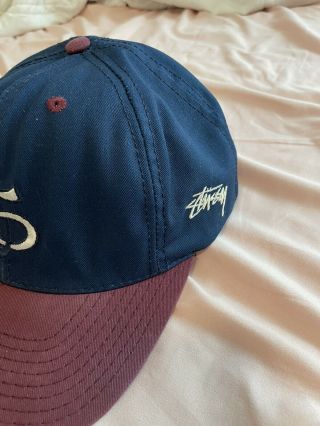 Vintage 80s 90s Stussy Capz Snapback Hat Cap Made in USA Skate Hip Hop Surf Rap 2