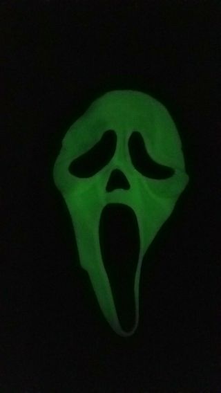 Vintage Scream FANTASTIC FACES GHOSTFACE Mask Fun World Div GEN 1 Glow RARE 90s 6