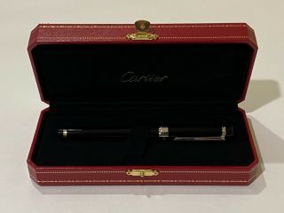 Cartier Pasha Black Rollerball Pen,  Diabolo,  Roadster,  Vendome,  Santos,  Louis Ca 2