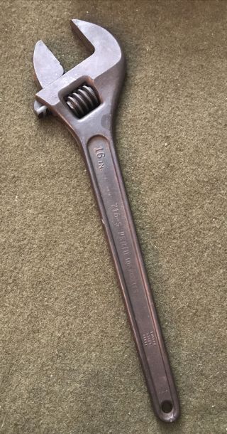 Vintage Proto Los Angeles 716 - S 16” Adjustable Wrench.