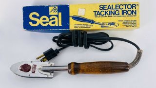 Vintage Seal Inc Sealector Electric Hand Tacking Iron