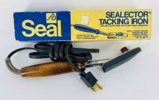 Vintage Seal Inc Sealector Electric Hand Tacking Iron 3