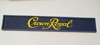 2010 Crown Royal Whiskey Advertising Barware Bar Mat Purple & Yellow