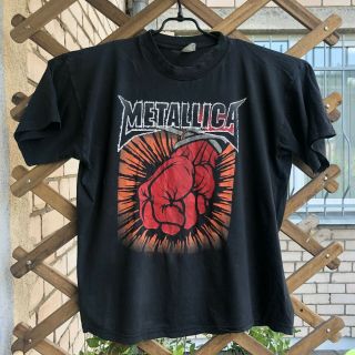 Metallica St Anger 2004 Tour T Shirt Xl Vintage Rock Metal Rear Print Rare