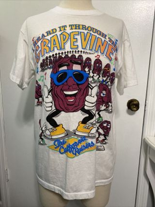 Vintage 1987 The California Raisins T Shirt Size Medium