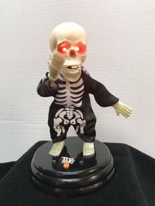 Rare Gemmy Groovin Ghoul Dancing Skeleton Grave Raver 