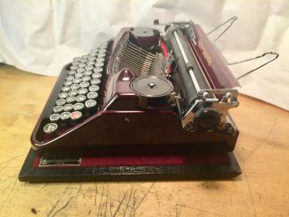 Continental /Wanderer Portable Typewriter,  Germany,  QUERTZ keyboard,  1935,  case 3