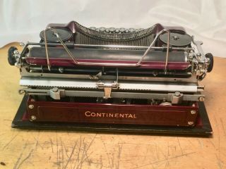 Continental /Wanderer Portable Typewriter,  Germany,  QUERTZ keyboard,  1935,  case 5