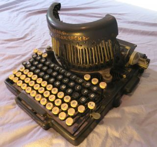 Columbia Bar - Lock No.  10 Antique Typewriter 3