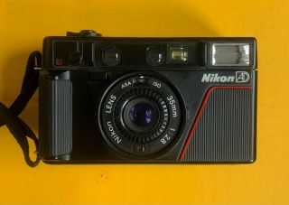 Nikon L35ad 35 Mm Vintage Point And Shoot