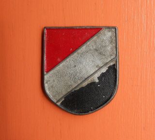 German Ww2 National Colors Shield For The Dak Etc,  Early,