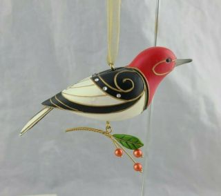 Hallmark Beauty Of Birds Woodpecker Ornament 2009