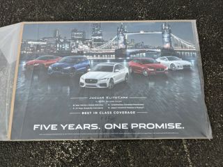 2015 Jaguar F Pace Type Xf London Dealer Promo Factory Poster Large