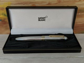 Montblanc Meisterstuck Solitaire Sterling Silver 925 Legrand 162 Rollerball Pen