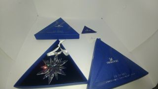 Swarovski 2011 Annual Christmas Ornament Snowflake Commemorating 20 Years