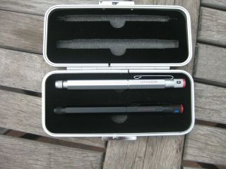 Levenger Rotring 600 Fountain Pen And Rollerball With Case