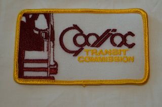 Us Codiac Transit Commission Patch Obsolete