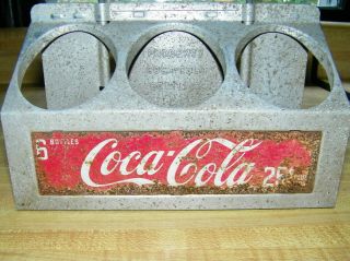 Vintage 1950 ' s Coca - Cola Aluminum Metal 6 - Pack Bottle Carrier Drink Holder Coke 3
