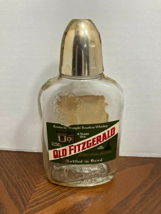 Vintage Very Old Fitzgerald Bourbon Whiskey Pint Bottle Bottled In 1973