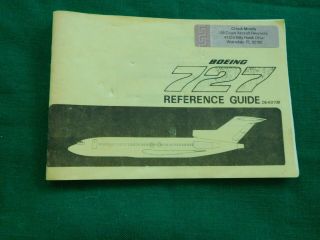 Vintage Boeing 727 Aircraft Reference Guide D6 - 60109 May1969