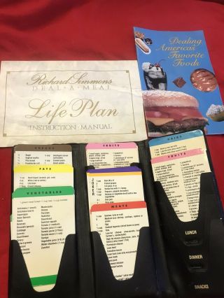 Vintage 1990 Richard Simmons Deal - A - Meal Weight Loss Program Seen On Tv