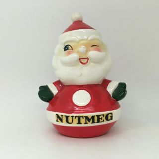 Holt Howard Winking Santa Nutmeg Shaker Hh 1960 Made In Japan Rare