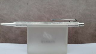 Vintage Caran d ' Ache Ballpoint Pen - Silver Plated - Around the years 1970 - 1980 2