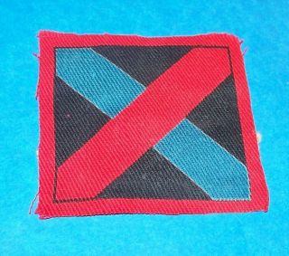 Printed Cotton Ww2 British Indian Army 10th Infantry Division Patch