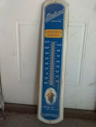Vintage Packard Motor Cars Advertising Thermometer