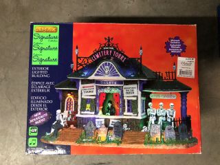 Lemax Spooky Town Cemetery Tours Halloween Haunted House Halloween Decor Retired