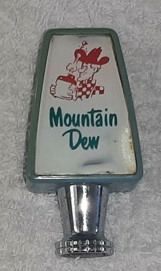 Vintage Hillbilly Mountain Dew Fountain Pull Handle Tap Look At The Pics