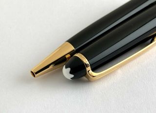 Montblanc 164 Classique Black And Gold Ballpoint Pen.
