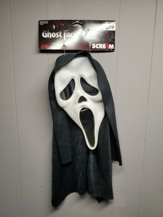 Scream 4 Ghostface Mask With Hood 2010 Fun World On Tag