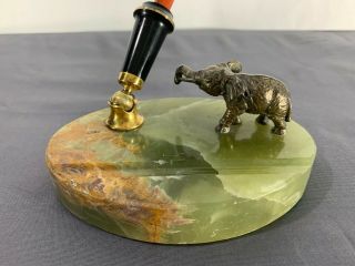 Vintage Parker Duofold Fountain Pen Desk Set with Elephant 2