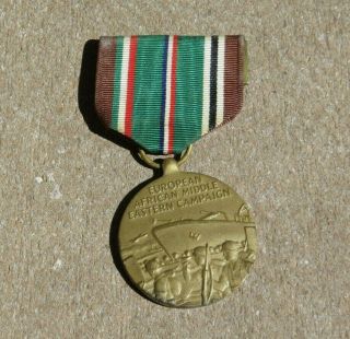 Ww2 Us Army Military Eto European Theater Of Operations Campaign Award Medal