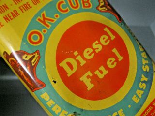 Ok Cub Herkimer Tool Model Miniature Engines Diesel Fuel Oil Tin Can