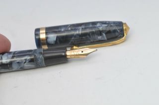 Lovely Rare Vintage Conway Stewart No 84 Fountain Pen - Blue Marbled -