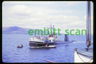 Slide,  Royal Navy Submarine Hms Orpheus (s11) And Rmas Sarepta,  1963