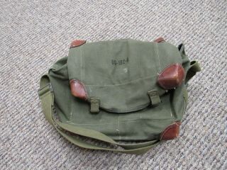 Wwii Us Army Bg - 102 - A Radio Bag With Shoulder Strap