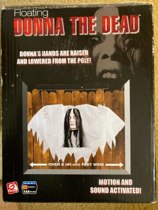 Gemmy Floating Ghost Donna The Dead,  Sound Animation Halloween Prop