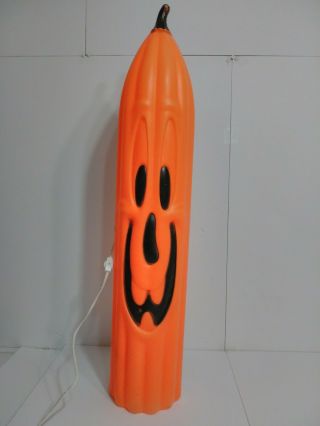36” General Foam Skinny Slim Pencil Halloween Jack - O - Lantern Pumpkin Blow Mold
