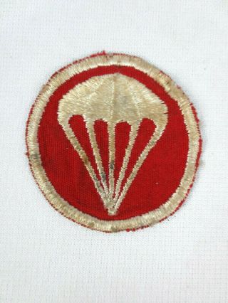 Wwii Us Army Airborne Artillery Overseas Cap Patch Cheesecloth Back Insignia