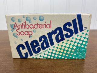 Vintage 1995 Clearasil Bar Soap 3.  25 Oz Bar