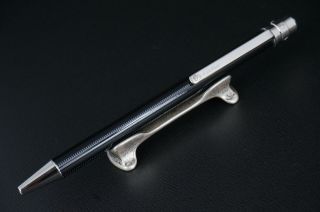 Cartier Ballpoint Pen St150189 Santos Black Silver C20