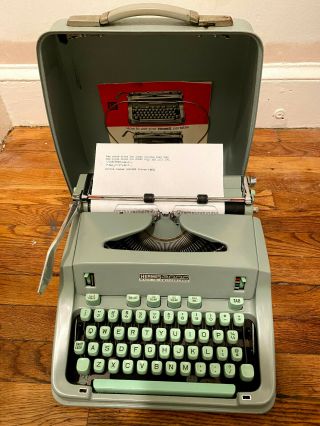 1967 Hermes 3000 Typewriter For Repair Or Parts