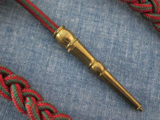 WW2 US Army ETO Ike Jacket French Fourragere Shoulder Cord Complete 3
