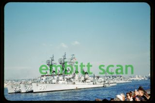 Slide,  Navy Destroyer Uss Hopewell (dd - 681) At San Diego,  Early 1960s