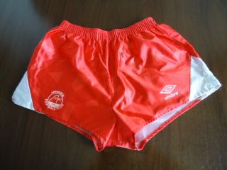 Aberdeen 1990 Umbro Home Shorts Adults 34 " Cond Rare Vintage